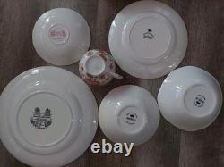 Johnson Brothers Rose Chintz Ironstone made in England Set 24 Pieces Lot! Read