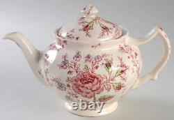 Johnson Brothers Rose Chintz Pink Tea Pot 283508