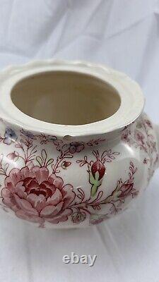 Johnson Brothers Rose Chintz Pink Teapot/ See Description