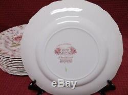 Johnson Brothers Rose Chintz Set of 12 Dinner Plates 9 7/8 Pre 1939 Excellent