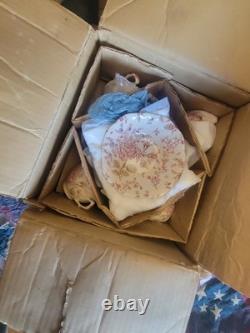 Johnson Brothers Rose Chintz pattern 4 Person dinner Set New Original Box