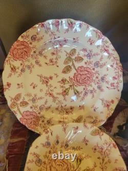 Johnson Brothers Rose Chintz pattern 4 Person dinner Set New Original Box