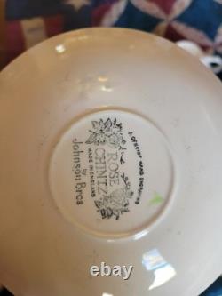 Johnson Brothers Rose Chintz pattern 4 Person dinner Set New Original Box