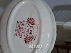 Johnson Brothers Rose Chintz pink set Dinner plates, Sugar b, Cup and more