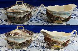 Johnson Brothers SERVICE FOR 6 OLDE ENGLISH COUNTRYSIDE IRONSTONE SET England