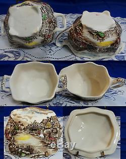 Johnson Brothers SERVICE FOR 6 OLDE ENGLISH COUNTRYSIDE IRONSTONE SET England