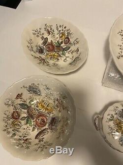 Johnson Brothers SHERATON China with RARE pieces including Tureen & Lid Flawless