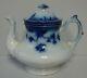 Johnson Brothers St Louis Teapot Flow Blue Made In England Rare Item