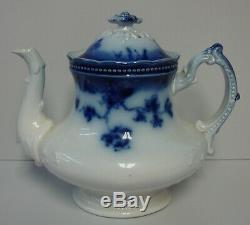 Johnson Brothers ST LOUIS Teapot FLOW BLUE Made in England RARE ITEM