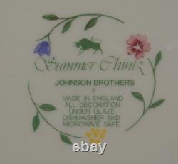 Johnson Brothers SUMMER CHINTZ 20 Piece Set FOUR PLACE SETTINGS More Items Here