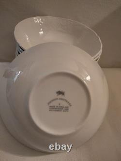 Johnson Brothers Set 9 Richmond White Cereal Bowls Pristine Condition