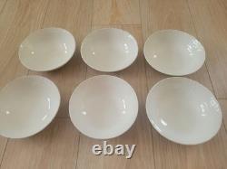 Johnson Brothers Set of 6 Richmond White Cereal Bowls 6 3/8 VERY NICE