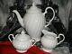 Johnson Brothers Snowhite Regency Coffee Pot, Sugar Bowl And Creamer Set Ec