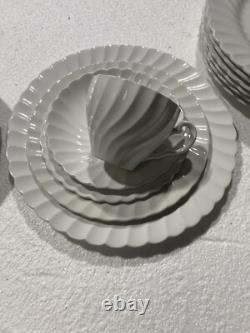 Johnson Brothers Snowhite Regency Five Pc Place Settings For Four/20pcs