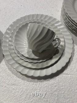 Johnson Brothers Snowhite Regency Five Pc Place Settings For Four/20pcs