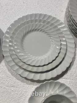 Johnson Brothers Snowhite Regency Five Pc Place Settings For Four/20pcs