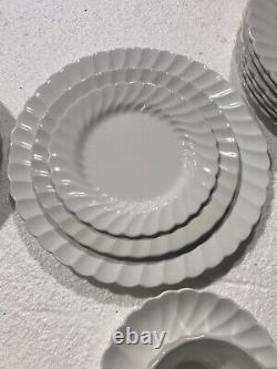 Johnson Brothers Snowhite Regency Five Pc Place Settings For Four/20pcs