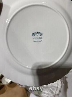 Johnson Brothers Snowhite Regency Five Pc Place Settings For Four/20pcs