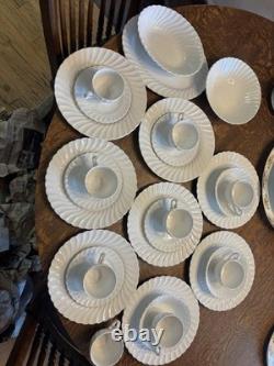 Johnson Brothers Snowhite Regency Ironstone Dinner Set White England