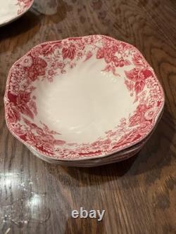 Johnson Brothers Strawberry Fair HUGE Set Made in England 55 pieces