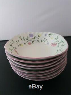 Johnson Brothers Summer Chintz 8 Salad soup Bowls 8 Bread Salad Plates 8 Dinner