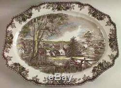 Johnson Brothers THE FRIENDLY VILLAGE 20 Oval Serving Platter 4698178