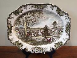 Johnson Brothers THE FRIENDLY VILLAGE 20 Oval Serving Platter Made in England