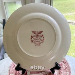 Johnson Brothers Thanksgiving Frozen Up Dinner Plates 10.5 Set Of 12 1940s