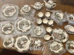 Johnson Brothers The Friendly Village 119 Piece Place Set Made in England