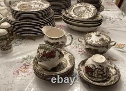 Johnson Brothers The Friendly Village Dinnerware Collection 88 Piece Set