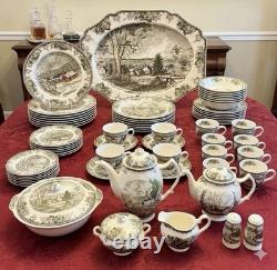 Johnson Brothers The Friendly Village Dinnerware Collection LARGE LOT
