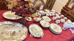 Johnson Brothers The Friendly Village Dinnerware Collection LARGE LOT