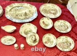 Johnson Brothers The Friendly Village Dinnerware Collection LARGE LOT