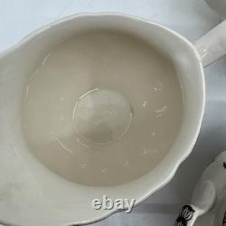 Johnson Brothers The Friendly Village Teapot, Sugar Bowl With Lid, Creamer