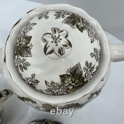 Johnson Brothers The Friendly Village Teapot, Sugar Bowl With Lid, Creamer