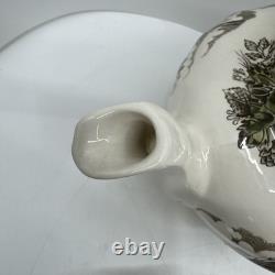 Johnson Brothers The Friendly Village Teapot, Sugar Bowl With Lid, Creamer