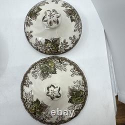 Johnson Brothers The Friendly Village Teapot, Sugar Bowl With Lid, Creamer