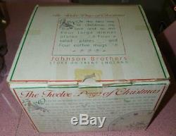 Johnson Brothers The Twelve Days Of Christmas 12 Pc New In Box Set Serv For 4