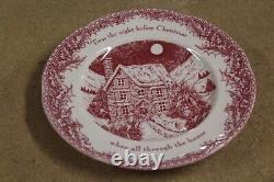 Johnson Brothers'Twas The Night Before Christmas China Platter & 2 Dinner Plate