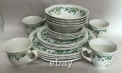 Johnson Brothers VINTAGE BLUE GREEN 20 Piece Set 4 PLACE SETTINGS NEW IN BOX