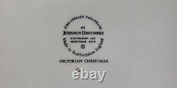 Johnson Brothers Victorian Christmas (8) Dinner (4) Salad Plates MADE IN ENGLAND
