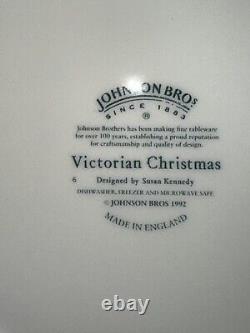 Johnson Brothers Victorian Christmas China 27 Piece Set