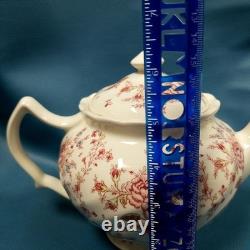 Johnson Brothers Villa Roses Teapot w Lid RARE Pattern Made in England Johnson Brothers Villa Roses Teapot w Lid RARE Pattern Made in England