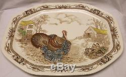 Johnson Brothers Vintage Barnyard King Turkey Platter