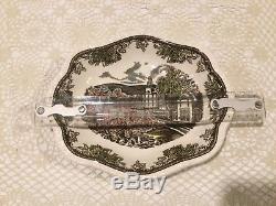Johnson Brothers Vintage FRIENDLY VILLAGE 24 Pc Set WithLarge Tureen