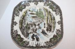 Johnson Brothers Vintage Friendly Village Salad Plates LOT of 5 HTF FREE SHIP