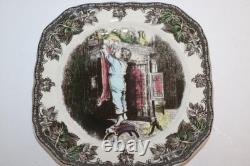 Johnson Brothers Vintage Friendly Village Salad Plates LOT of 5 HTF FREE SHIP