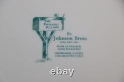 Johnson Brothers Vintage Friendly Village Salad Plates LOT of 5 HTF FREE SHIP