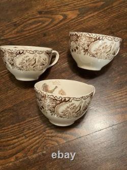 Johnson Brothers WILD TURKEYS Native American Windsor Ware 19 piece / Set for 4