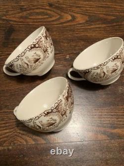 Johnson Brothers WILD TURKEYS Native American Windsor Ware 19 piece / Set for 4